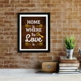 thumbnail image 4 of Designs ByLITA Home Is Where The Love Is, 11 x 14 Black Wall Print (Framed) | Family Home Décor, 4 of 7