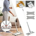 thumbnail image 2 of XKHBDL Microfiber Mop, Easy Squeeze and Spin Mop, Easy Squeeze Mop, lt is-Suitable forCleaning of Kitchen-Hardwood-Floors, Marble, Tiles, Laminate-Floors, Includes 2 Replacement mop-Pads ﻿, 2 of 9