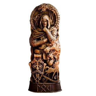 Statue Thor – Façon Bronze – Veronese – Résine – Sur Socle – Neuve
