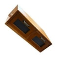 thumbnail image 1 of bedienty Wood Desktop Storage Box Counter Multifunctional Desktop Riser Stand Double Drawer Double Drawer, 1 of 5