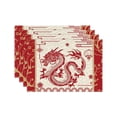 thumbnail image 2 of Juego de 4 manteles individuales Macarena Decoración de mesa año nuevo chino 2024, 2 of 8