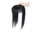 thumbnail image 4 of MY-LADY Silk Mono Base Clip in Topper 100% Remy Human Hair Extensions Women Toupee Hairpiece with Bangs for Thinning Hair, 4 of 10