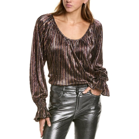 Ramy Brook womens Presley Top, m, Navy