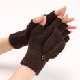 thumbnail image 6 of Otqutp Winter Ladies Outdoor Mittens Winter USB Warm Gloves Hand Warming Hiking Driving Running Riding Heart Of Hand Back Of Hand Reversible USB Heated Gloves(Coffee,One Size), 6 of 9