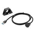 thumbnail image 1 of Cable de extensión de montaje en Panel empotrado para coche perfecl USB C USB a tipo C, 1 of 8