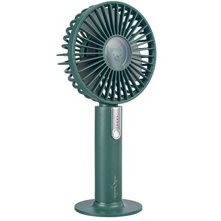 

Portable Mini Fan Handheld Rechargeable USB Fan Personal Fan Desktop / Handheld Fan Heat for Office Outdoor Green