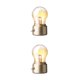 thumbnail image 3 of Inteprter Luz de noche Sala de estar Dormitorio Mesita de noche Bombilla decorativa DC 5V Luces USB Hogar Oficina Hotel Oro Oro 2piezas Inteprter CBP312332, 3 of 6