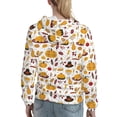 thumbnail image 7 of Salouo Thanksgiving Pattern Hoodie Sweatshirts for Women, Autumn Pullover Hoodie Workout Sweat Women's Long Sleeve Preppy Sweatshirts-Large, 7 of 7