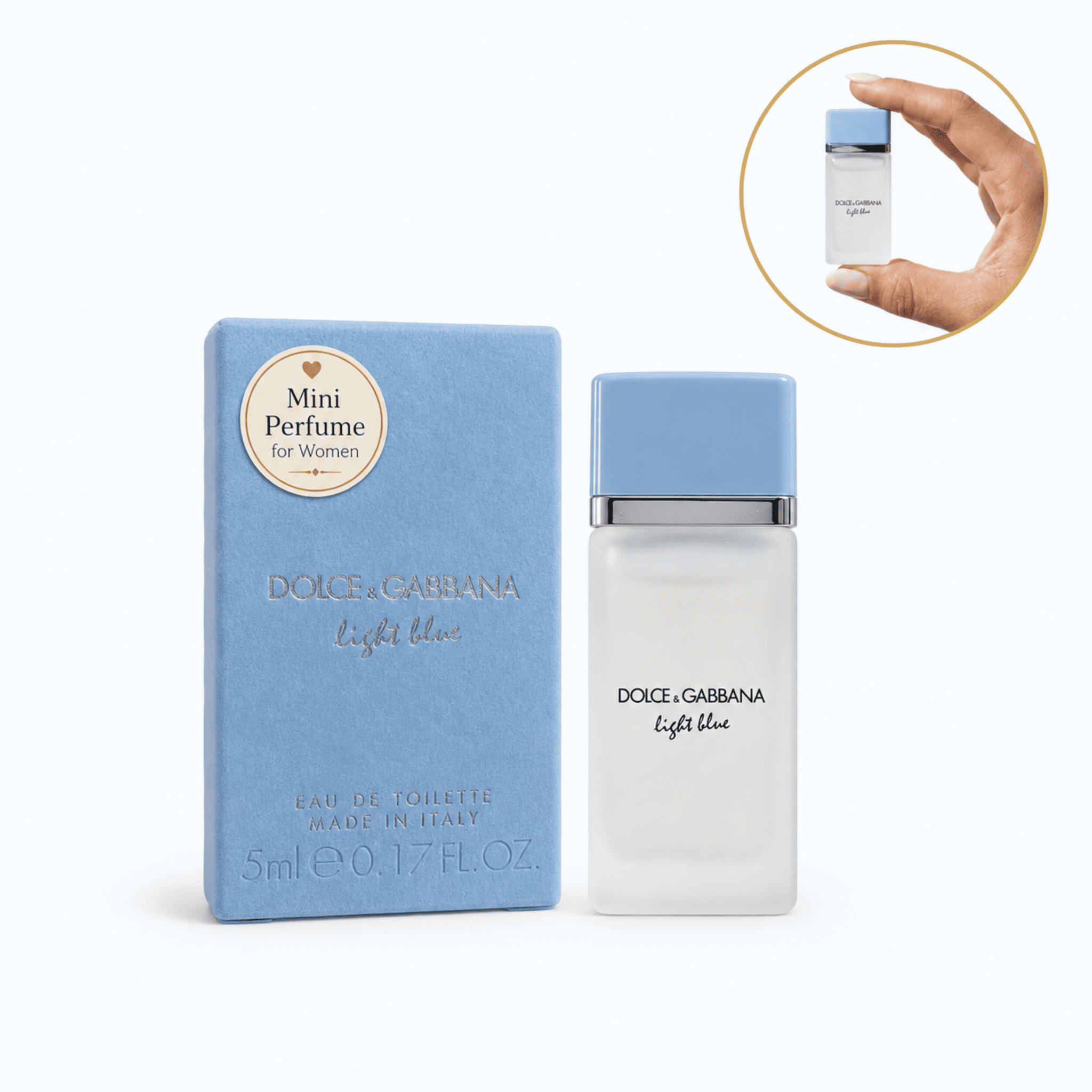 Dolce & Gabbana Light Blue .33oz Travel Spray W, Fresh Citrus