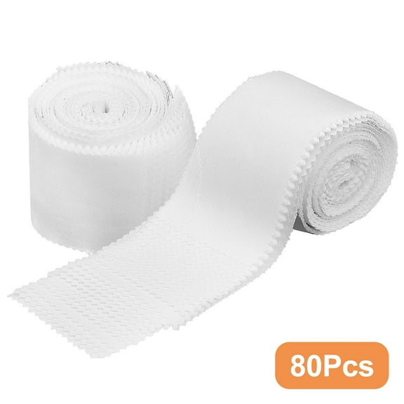 80pcs Jelly Roll Fabric Strips for Quilting Sewing, EEEkit Black/White DIY Craft Precut Fabric Strips