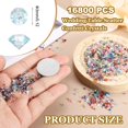 thumbnail image 2 of Uxcell 16800 Pcs Wedding Table Scatter Confetti Diamond, 3mm Mini Crystals Acrylic Fake Diamonds Rhinestones for Table Centerpiece Decorations Vase Filler Beads(Light Blue), 2 of 6