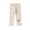 Beige, variant on StSilkitty Girls Leggings Cute Embroidery Lightweight Stretch Yoga Dance Trousers Solid Color Comfy Under Dress Pants