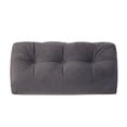 thumbnail image 3 of Yeerswag Triangular Velvet Gray Bed Rest Pillow, 3 of 6