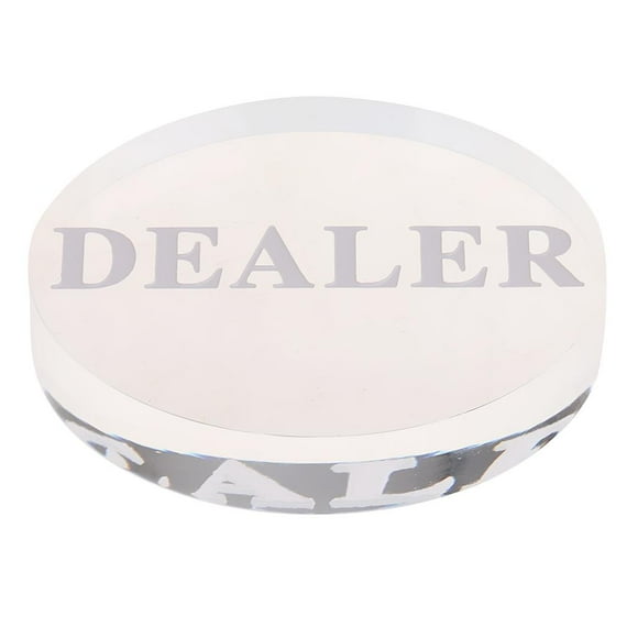 KLKCMS Acrylic Professional Dealer Button For Card Game Casino Game New