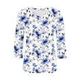 thumbnail image 4 of Women's Tops, Tees & Blouses Petite,3/4 Length Sleeve Womens Tops V Neck Three Quarter T Shirts Spring 2026 Dressy Casual Blouses, 4 of 6