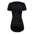 thumbnail image 4 of CALAFEBILA Women Shirt Dress Yoga Running Printing Short Sleeve Crew Neck Shrinking Waist Boho Sundresses for Women Long Dress, 4 of 9