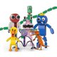 thumbnail image 4 of Bloques de construcción de figuras de Anime de amigos arcoíris para niños, regalo para niños, juguete de ensamblaje, modelo de Mini películas de ciudad, personajes, estatuilla de ladrillos, 4 of 4