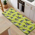 thumbnail image 5 of Green Dinosaurs Skeletons Pattern Kitchen Rug Mat,Kitchen Runner Rugs Non Skid Washable,Decorative Kitchen Floor Mats for Kitchen,Sink,Laundry,17"x47.2", 5 of 7