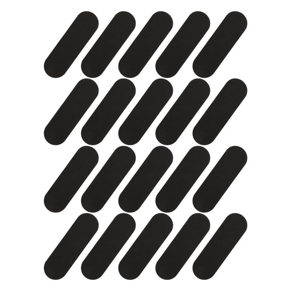 SOPOTUTU 20 Pieces Black Foam Grip Tape for Fingerboards with Non- , Anti-Skid for Better Control