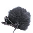 thumbnail image 4 of Inteprter Cubierta de micrófono de pelo artificial para exteriores Parabrisas Soporte de micrófono Wind Muff Cables de audio/vídeo negro, 4 of 6