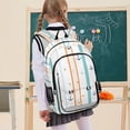 thumbnail image 7 of FORMRS Unisex School Backpack 17" Student Travel Bag with Laptop Compartment, Cute Nautical Pattern, 7 of 7