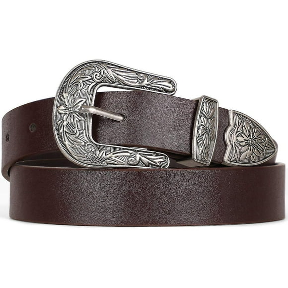 Western Belts For Women - Vintage Western Design Ladies Cowgirl Waist Belt For Pants Jeans Dresses