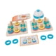 thumbnail image 4 of Anillos apilables de madera con tarjetas y campana, juego de clasificación por colores, tablero de apilamiento y clasificación para el aula, para niño, 4 of 9