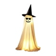 thumbnail image 3 of Kdkad Halloween Light Up Ghost Decor, 33 In Spooky Cute Standing Ghost, Halloween Decorations for Front Door Porch Yard Tree, Indoor Party Room Decor, 3 of 8