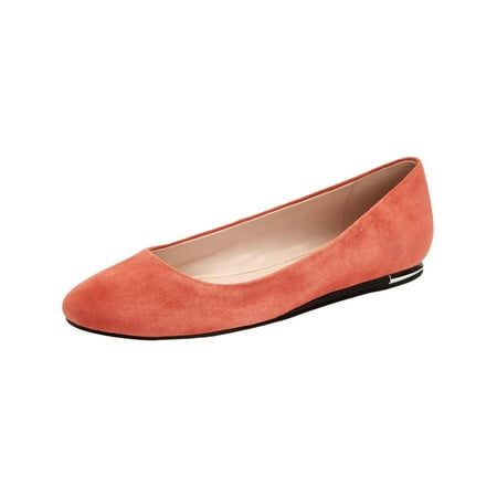 UPC 194060533254 product image for Calvin Klein Womens Kosi Leather Pointed Toe Ballet Flats Pink 6.5 Medium (B M) | upcitemdb.com