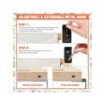thumbnail image 5 of Cat Perches Upgraded And Thickened Version, Used As Window Sill Cat Window Hammocks, Suitable For Kittens And Pets, Easy To Adjust And Assemble, Can Be Used On Window Sills, Beside Beds, 5 of 6