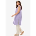 thumbnail image 3 of Woman Within Plus Size Lightweight Linen Vest Sweater, 3 of 6