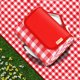 thumbnail image 1 of Manta de pícnic plegable e impermeable SAMSIER, 200 x 200 cm, color rojo, 1 of 8