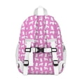 thumbnail image 3 of Cute Cartoon Poodle Dogs Backpack for School,Cute School Bag,Schoolbag with Adjustable Shoulder Straps & Padded Back,15"x11.42"x5.5", 3 of 6