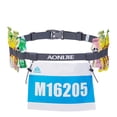 thumbnail image 2 of AONIJIE 2Pcs Triathlon Running Race Number Belt Adjustable Bib Holder with 6 Energy Gel Loops, Gray, 2 of 7