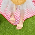 thumbnail image 2 of Toddler Girls Sandals Soft Rubber Flats Summer Baby flower girl Shoes, 2 of 7