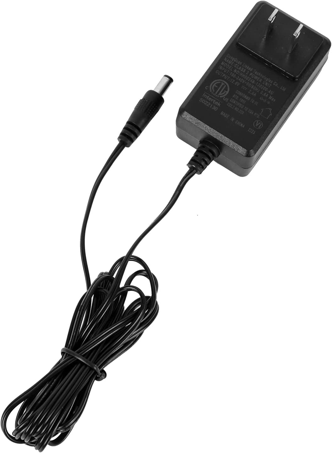 VINAUO 12V 2A Power Supply, AC to DC, RV Awning Lights Power Adapter