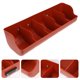 thumbnail image 2 of GOOHOCHY Práctico alimentador de cerdo alimentador de plástico Alimento de cerdo a través del dispositivo de alimentación de cerdos de 5 compartimentos, 2 of 7