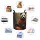 thumbnail image 4 of Fotbe Jungle Meditating Panda Cesto de Ropa con Asas, Cesto Impermeable de Gran Capacidad, Bolsa de Lavado para Dormitorio, Cesto de Ropa con Ruedas y Asas-Medium, 4 of 6