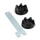 thumbnail image 3 of Blender Rubber Coupler Gear Clutch Replacement Parts For Kitchenaid Ap2930430, 3 of 4