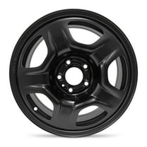 For 2017-2022 Jeep Compass 16 Inch Powder-Coated Black Steel Rim - OEM Direct Replacement - Road Ready SUV Wheel