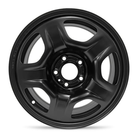 For 2017-2022 Jeep Compass 16 Inch Powder-Coated Black Steel Rim - OEM Direct Replacement - Road Ready SUV Wheel
