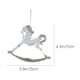thumbnail image 3 of RKSTN christmas ornaments Christmas Tree Ornament Crystal Carousel Horse Pumpkin Carriage Wreath Decorative Hanging Decoration Festival Decor, 3 of 6