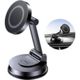 thumbnail image 1 of Soporte magnético giratorio de 360° para teléfono móvil para coche: montaje en salpicadero con adhesivo fuerte, metal resistente, 1 of 6