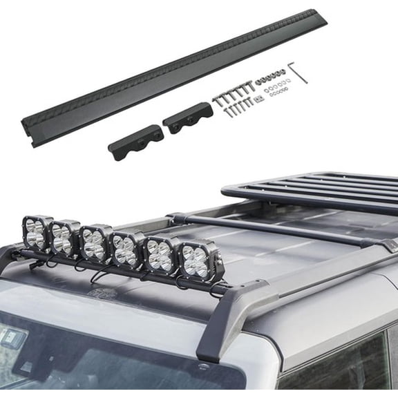 Roof Rack Front Cross Bar Fit for 2021-2025 Ford Bronco 4 Dr spotlight 220LBS