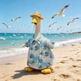 thumbnail image 2 of Sruoe Festival Porch Goose Outfits, Simple Festival Dress Goose Clothes Dress, Duck Clothes for 23 Inch Lawn Goose, Home Yard Decor Goose Clothing, Goose Costume for Holiday Patio Outdoor Decoration, 2 of 7