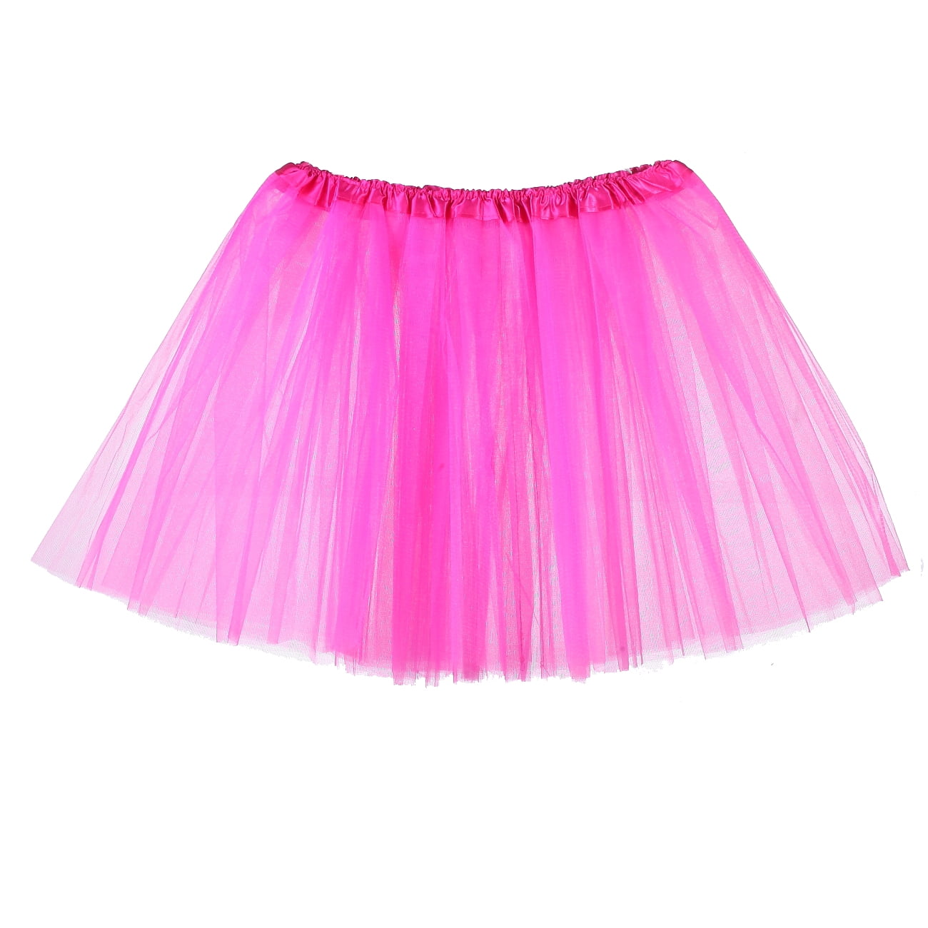 Womens Colourful Puffy Tutu Layered Tulle Petticoat Skirt for Party 