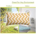 thumbnail image 4 of Majestic Home Goods Chevron Indoor Outdoor Small Decorative Throw Pillow, 4 of 6