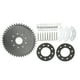 thumbnail image 5 of Sprocket de Cadena, Fit DirectO de Alta Resistencia 44 Sprocket de Dientes 9 Agujeros Rendimiento de la transmisorio Resistente Con El Kit de Montaje para 50CC 66cc 80cc Motor DE, 5 of 7