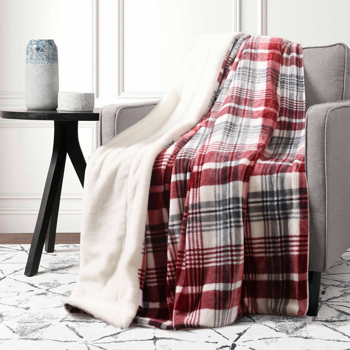 Life comfort faux fur throw hotsell