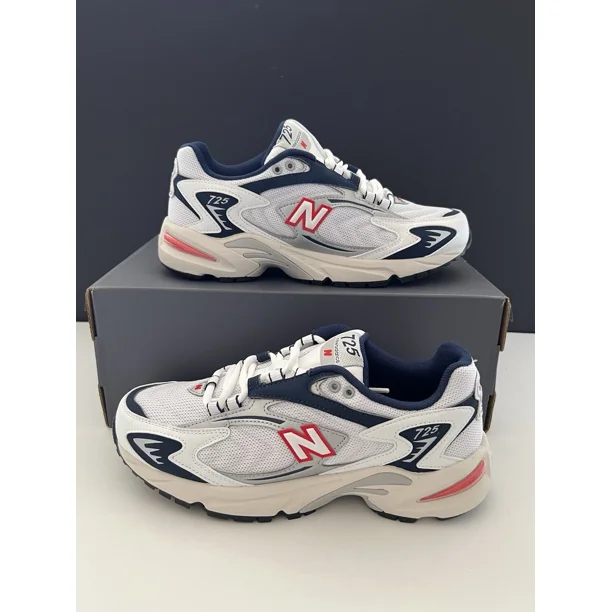 New Balance 725V1 Men's White/Navy Blue ML725UA SIZE 8 NEW